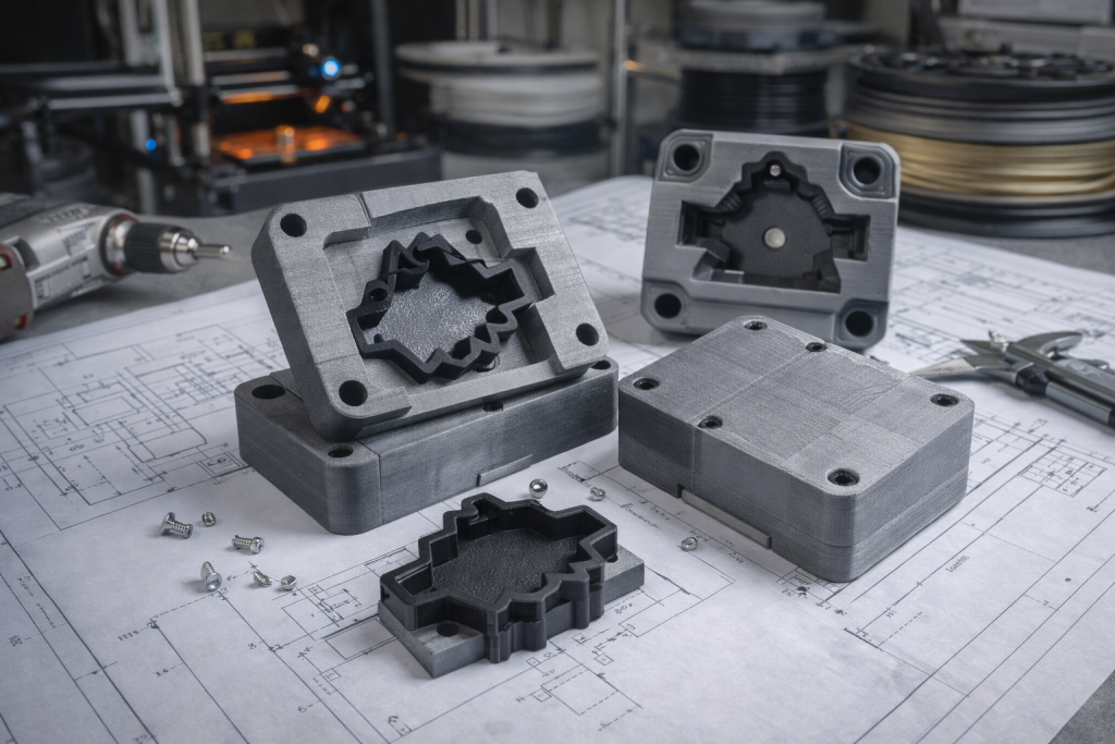 Druk 3D dla przemysłu – komponenty techniczne i formy drukowane na zamówienie