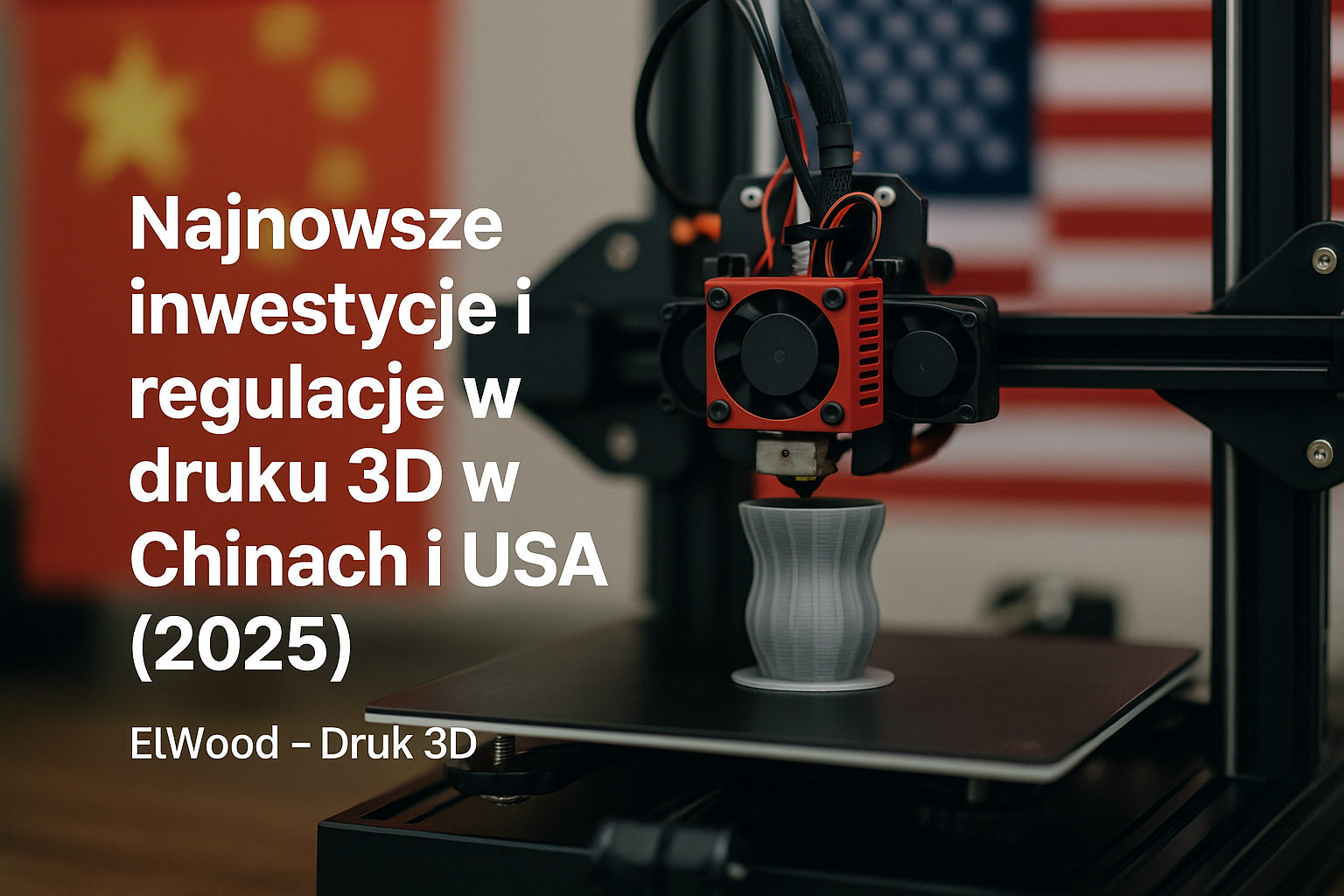 Najnowsze inwestycje i regulacje w druku 3D w Chinach i USA (2025) – ElWood – Druk 3D