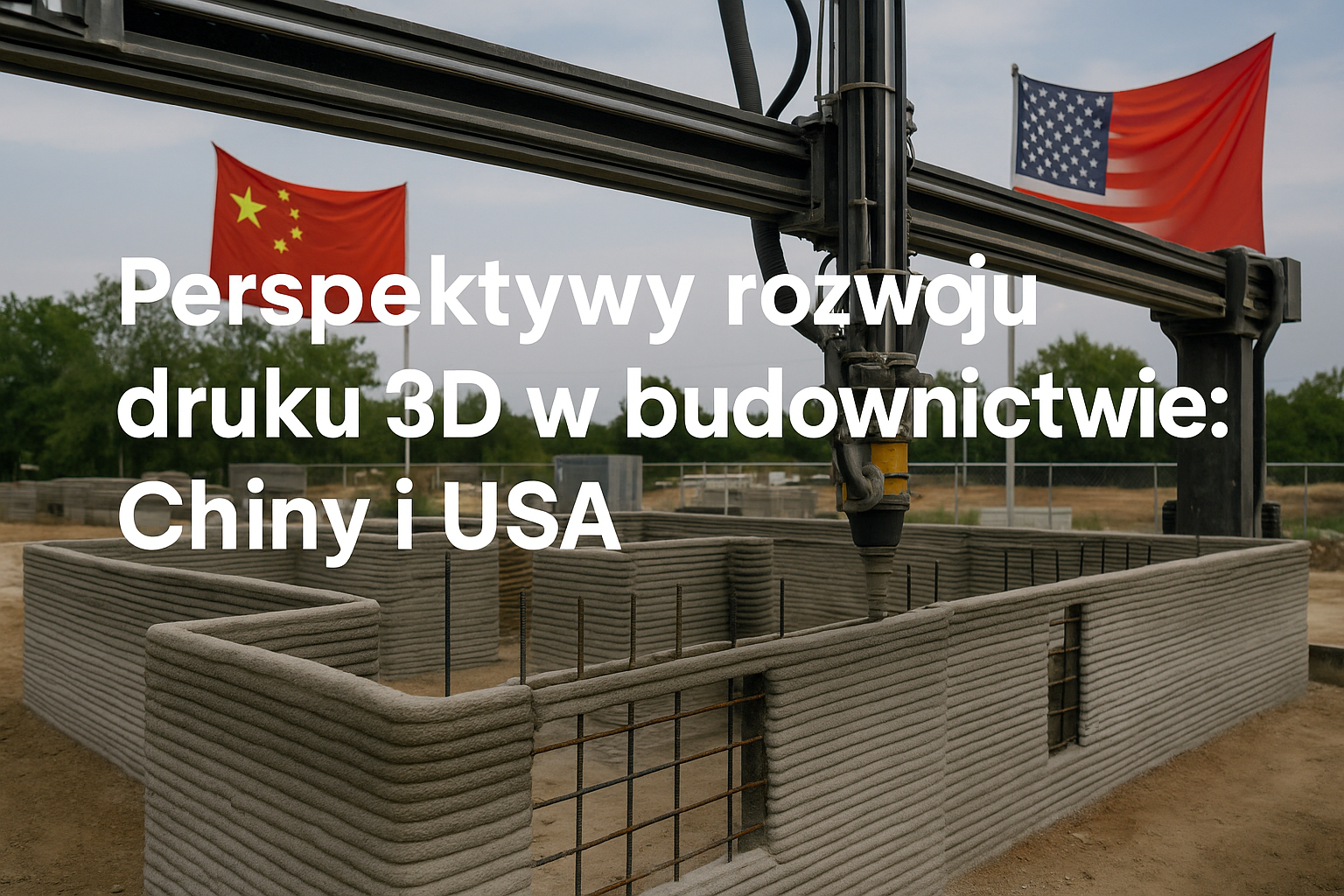 Perspektywy rozwoju druku 3D w budownictwie: Chiny i USA