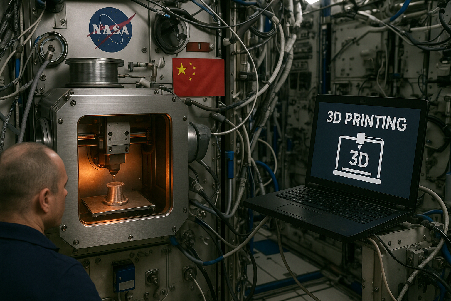 Druk 3D w kosmosie: innowacje NASA i współpraca z Chinami