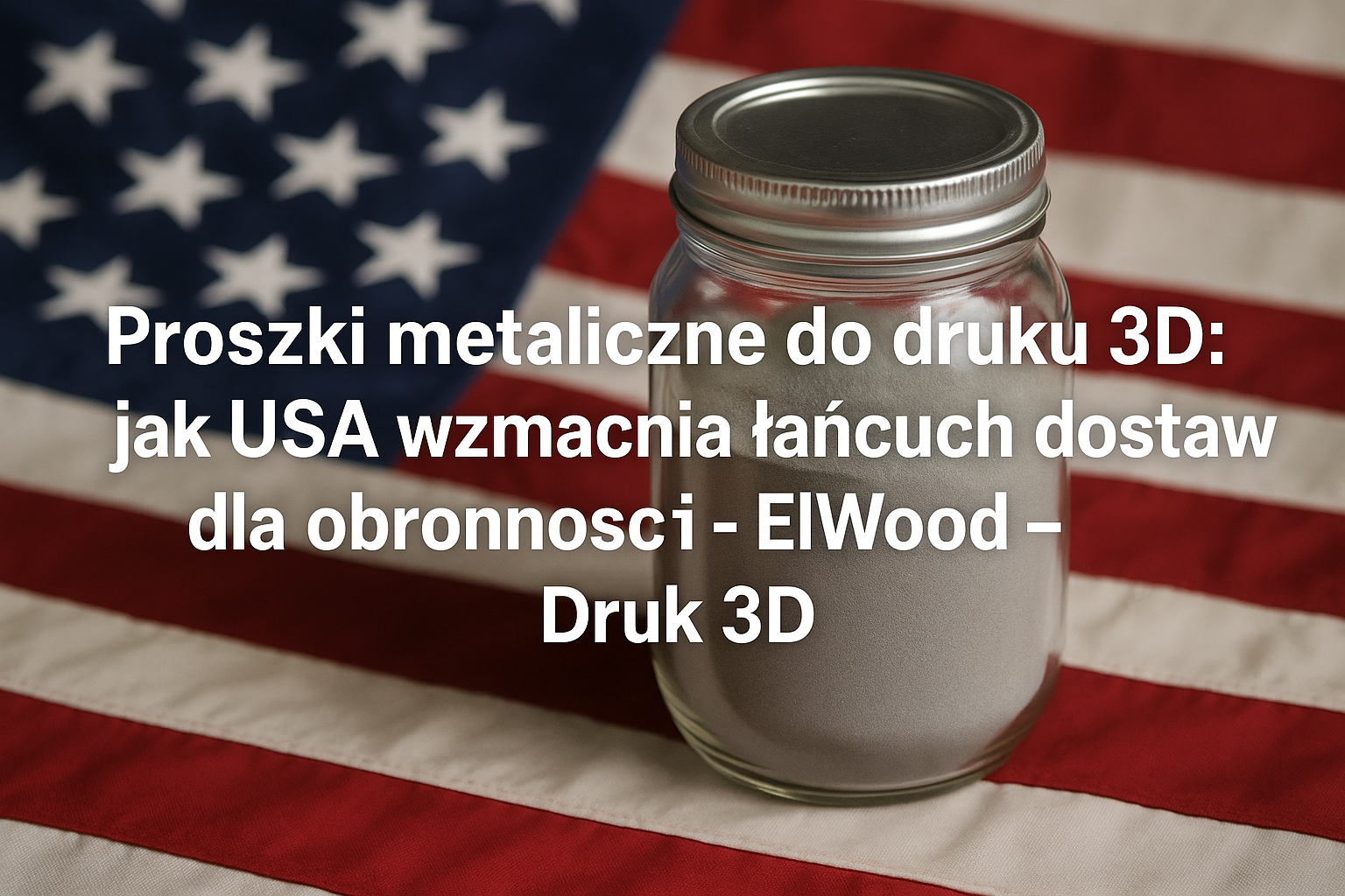 Proszki metaliczne do druku 3D: jak USA wzmacnia łańcuch dostaw dla obronności – ElWood – Druk 3D