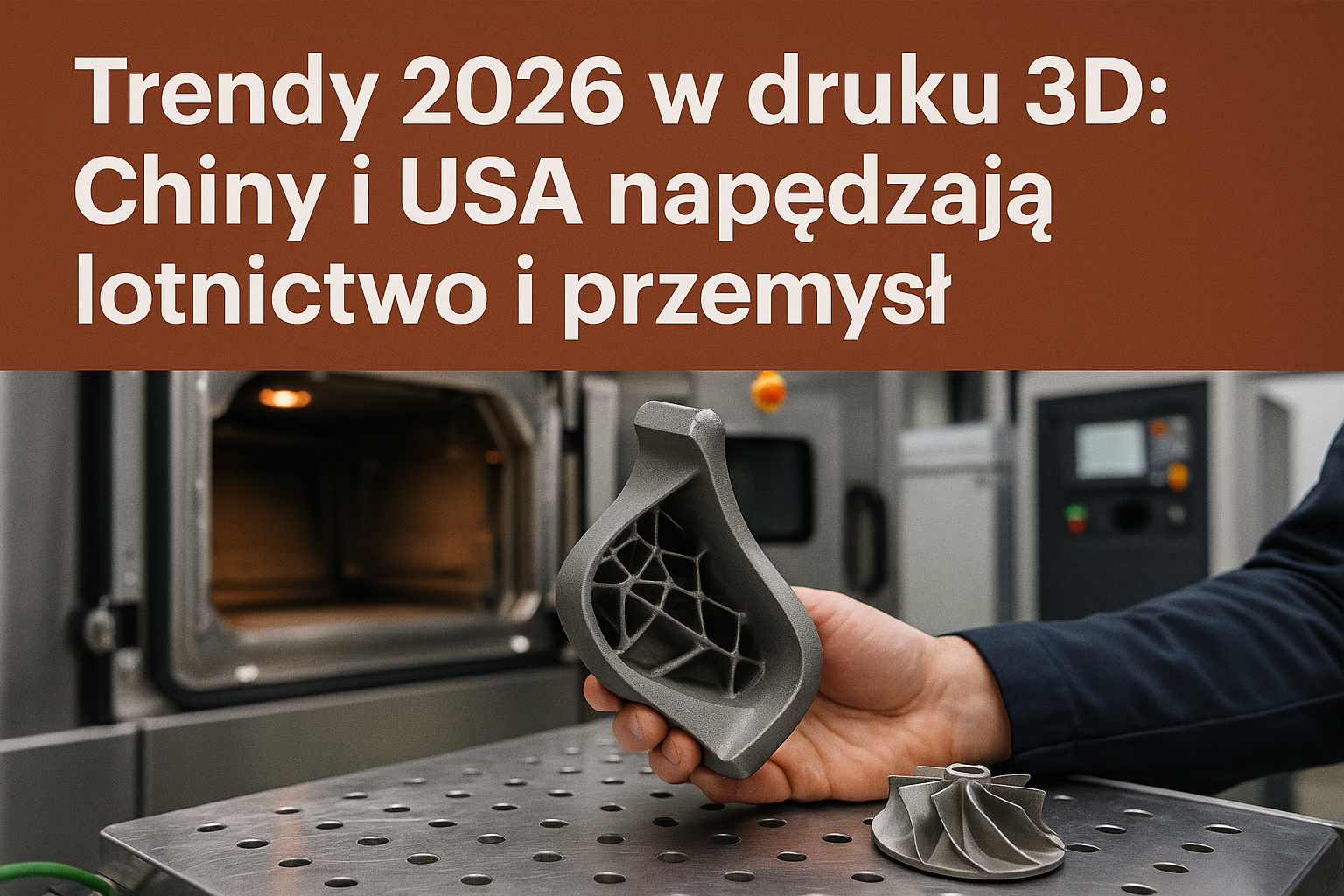 Trendy 2026 w druku 3D: Chiny i USA napędzają lotnictwo i przemysł