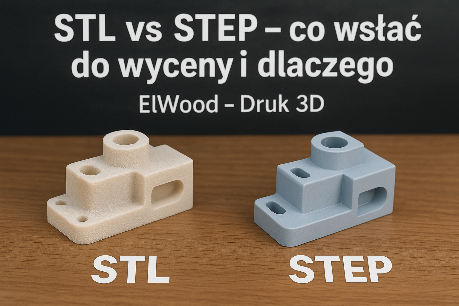 STL vs STEP – co wysłać do wyceny i dlaczego | ElWood – Druk 3D