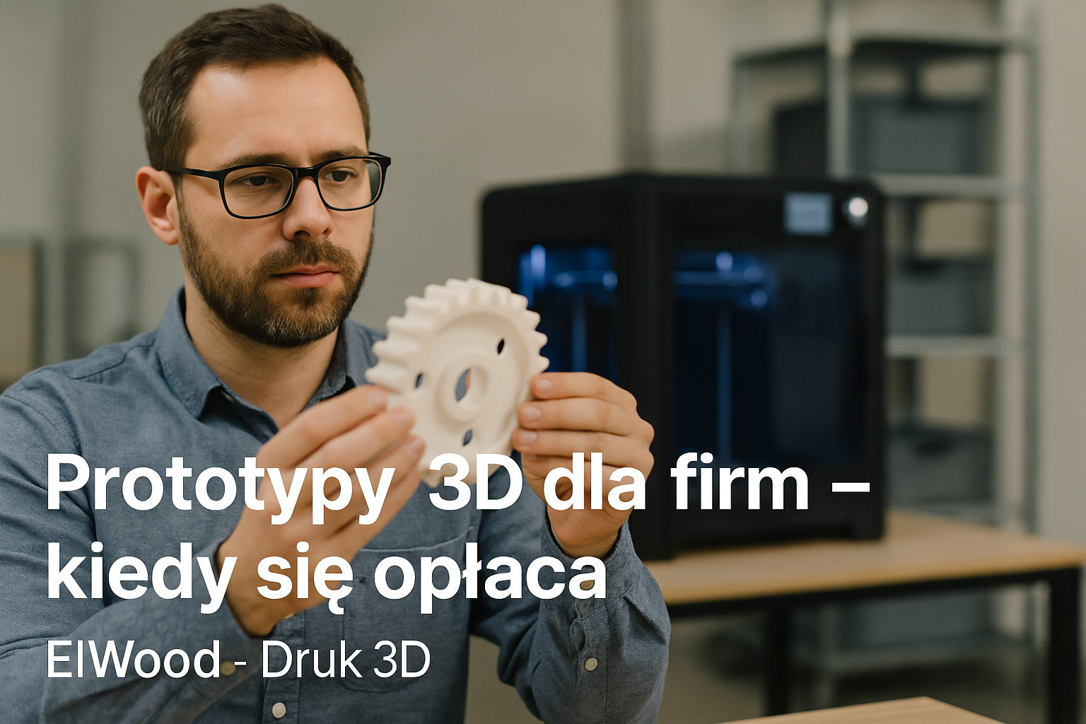 Prototypy 3D dla firm — kiedy się opłaca | ElWood – Druk 3D