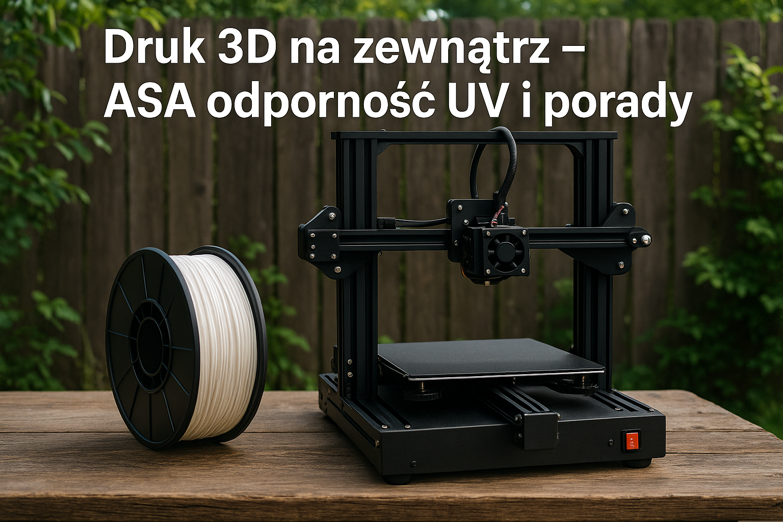 Druk 3D na zewnątrz – ASA odporność UV i porady
