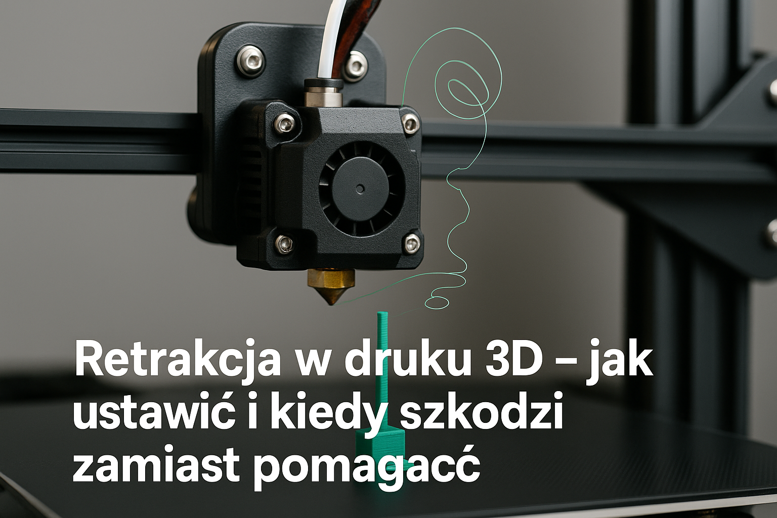 Retrakcja w druku 3D – jak ustawić i kiedy szkodzi zamiast pomagać