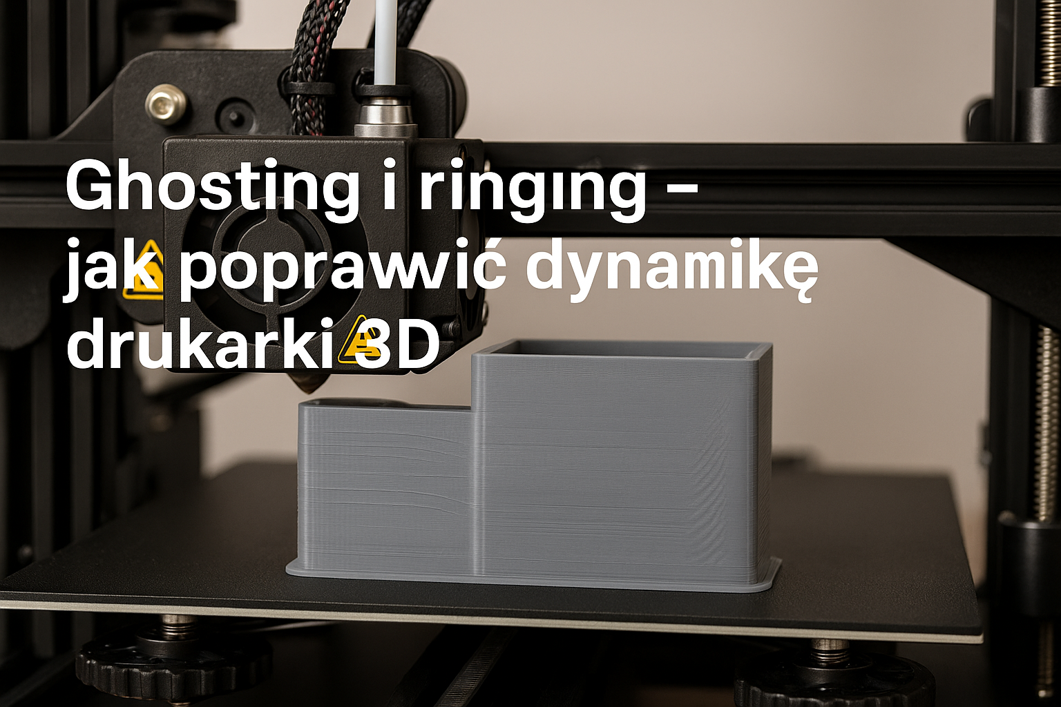 Ghosting i ringing – jak poprawić dynamikę drukarki 3D