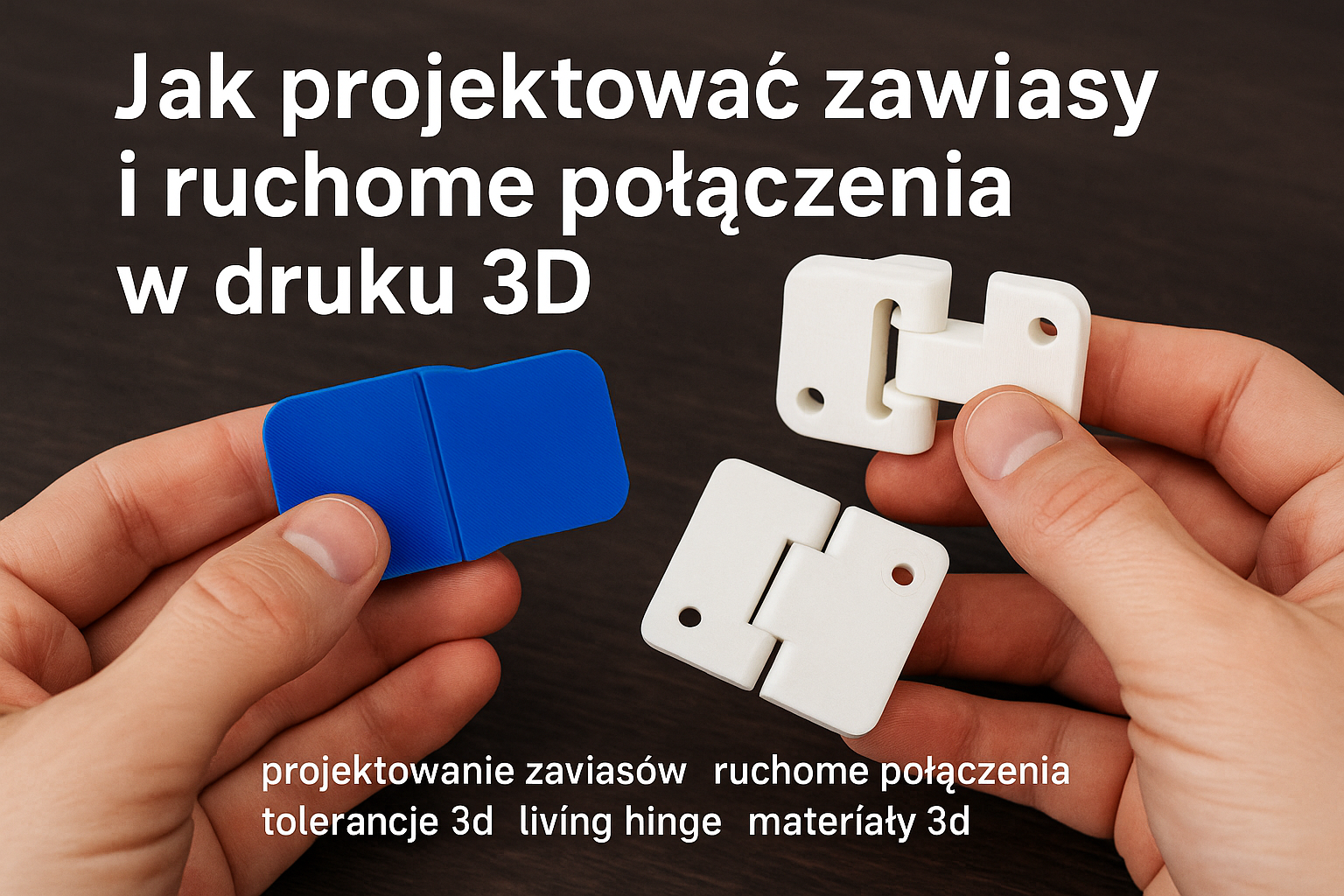 Jak projektować zawiasy i ruchome połączenia w druku 3D