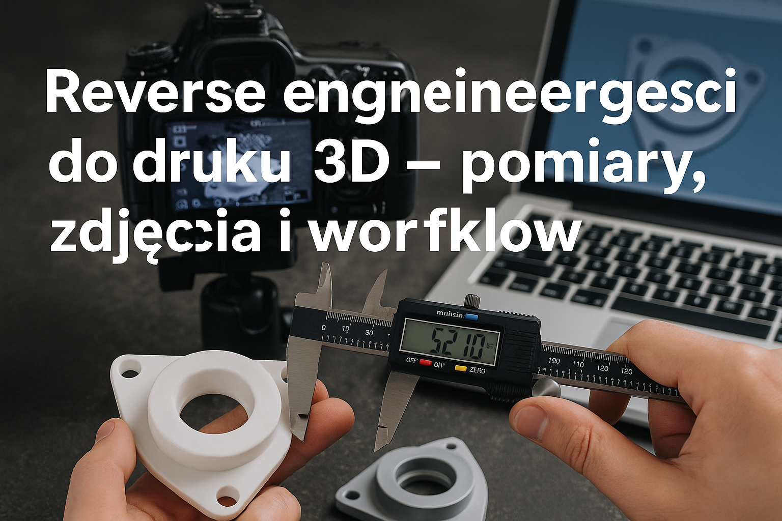 Reverse engineering części do druku 3D – pomiary, zdjęcia i workflow