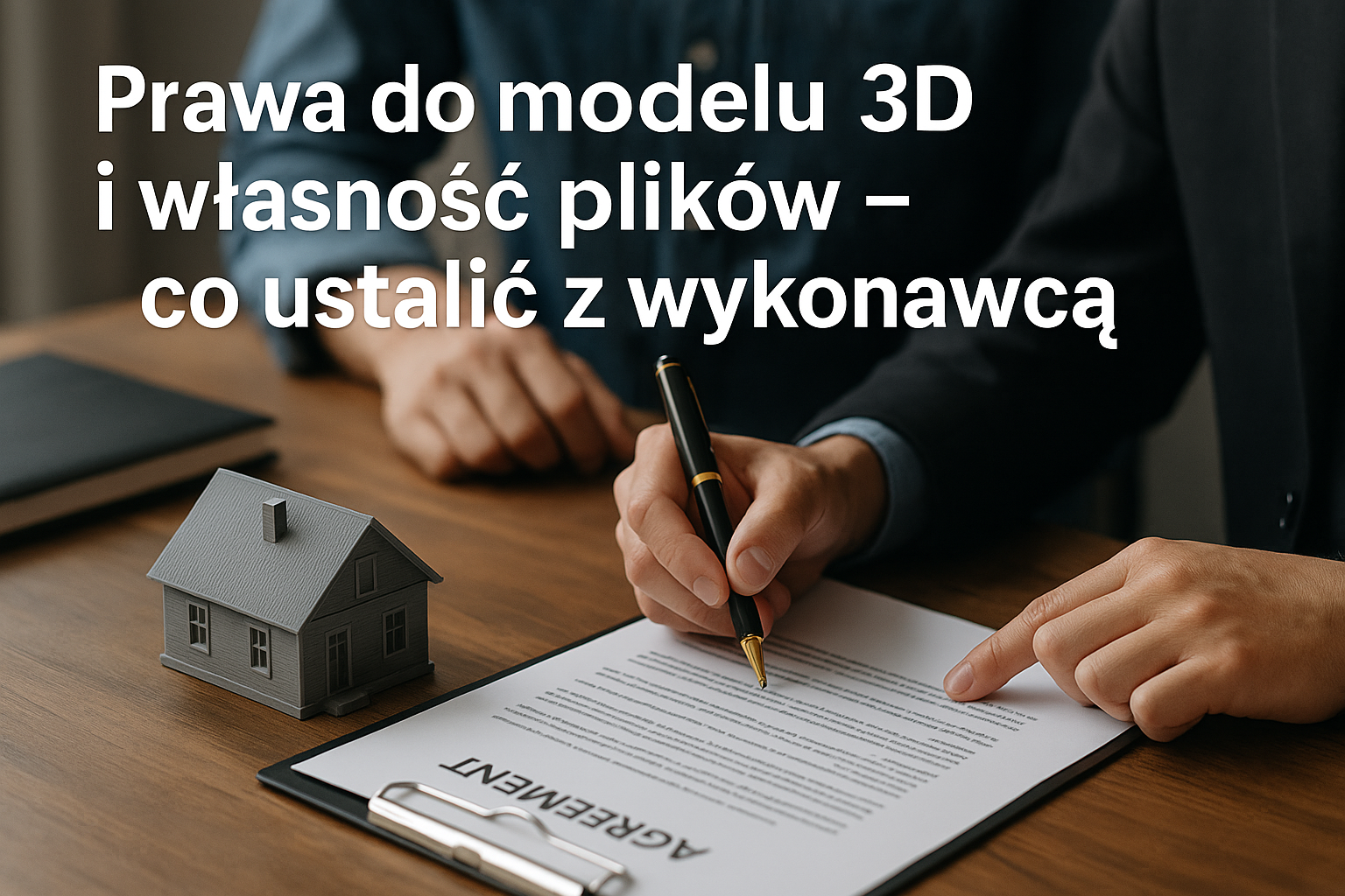 Prawa do modelu 3D i własność plików – co ustalić z wykonawcą