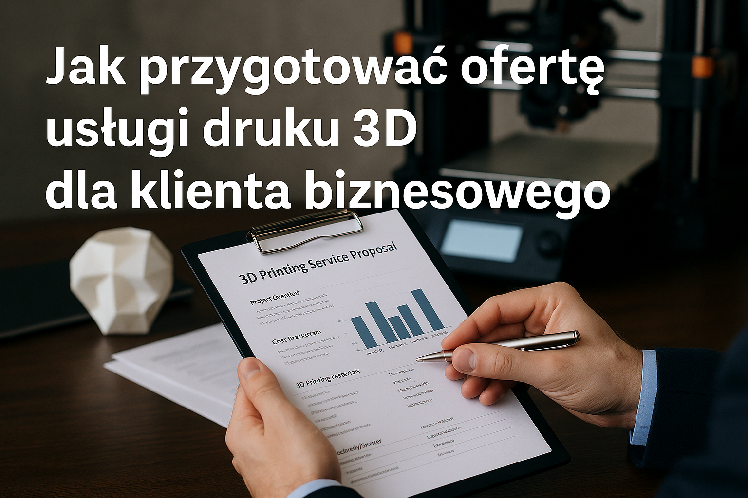 Jak przygotować ofertę usługi druku 3D dla klienta biznesowego