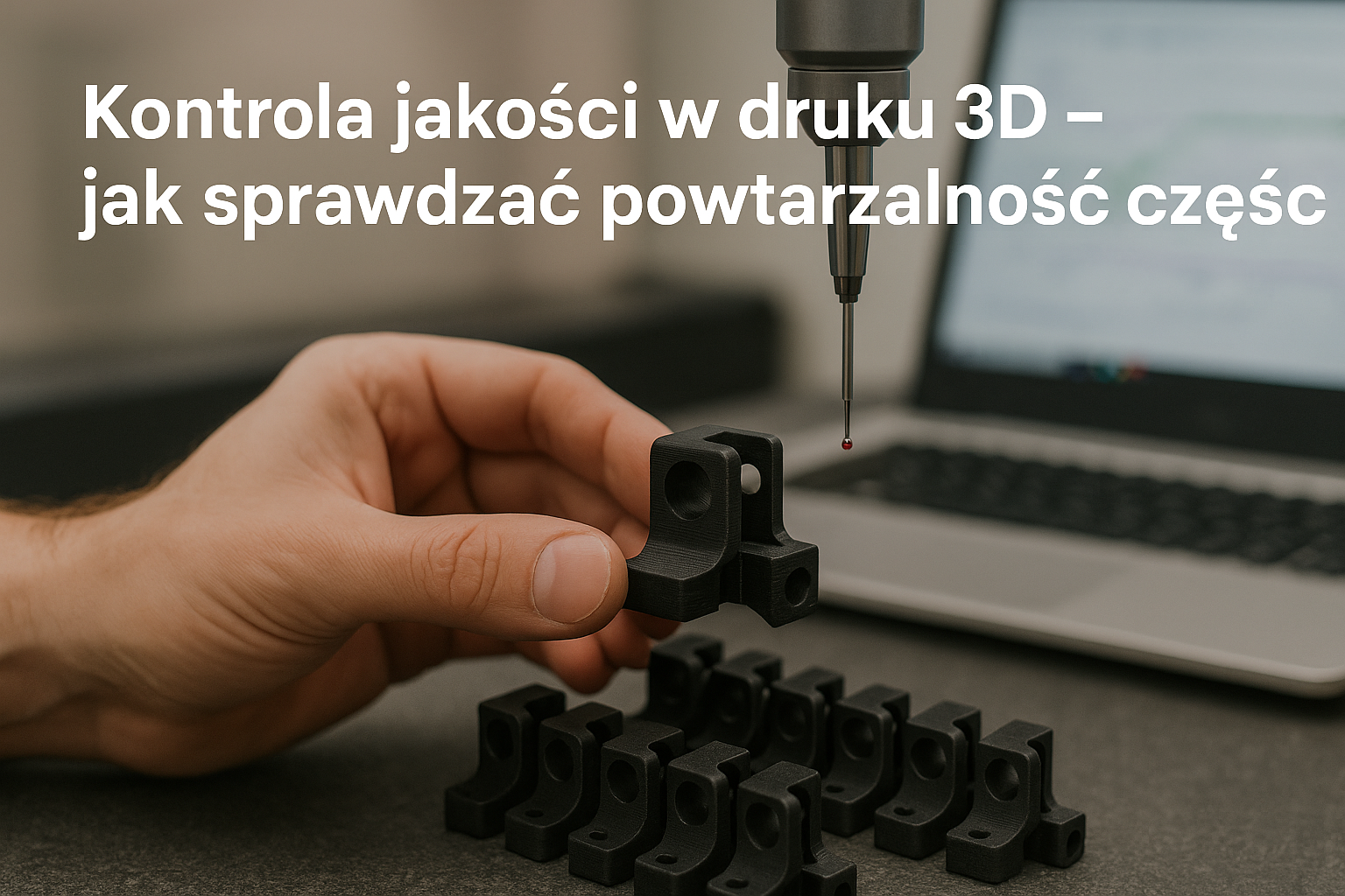 Kontrola jakości w druku 3D – jak sprawdzać powtarzalność części