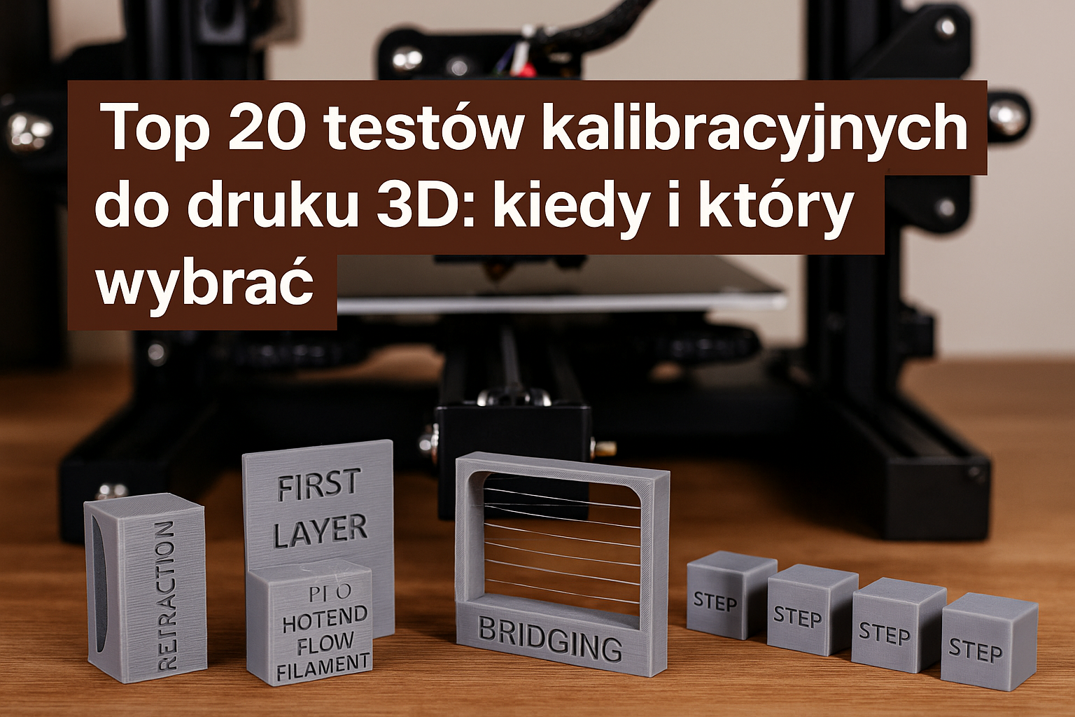 Top 20 testów kalibracyjnych do druku 3D: kiedy i który wybrać