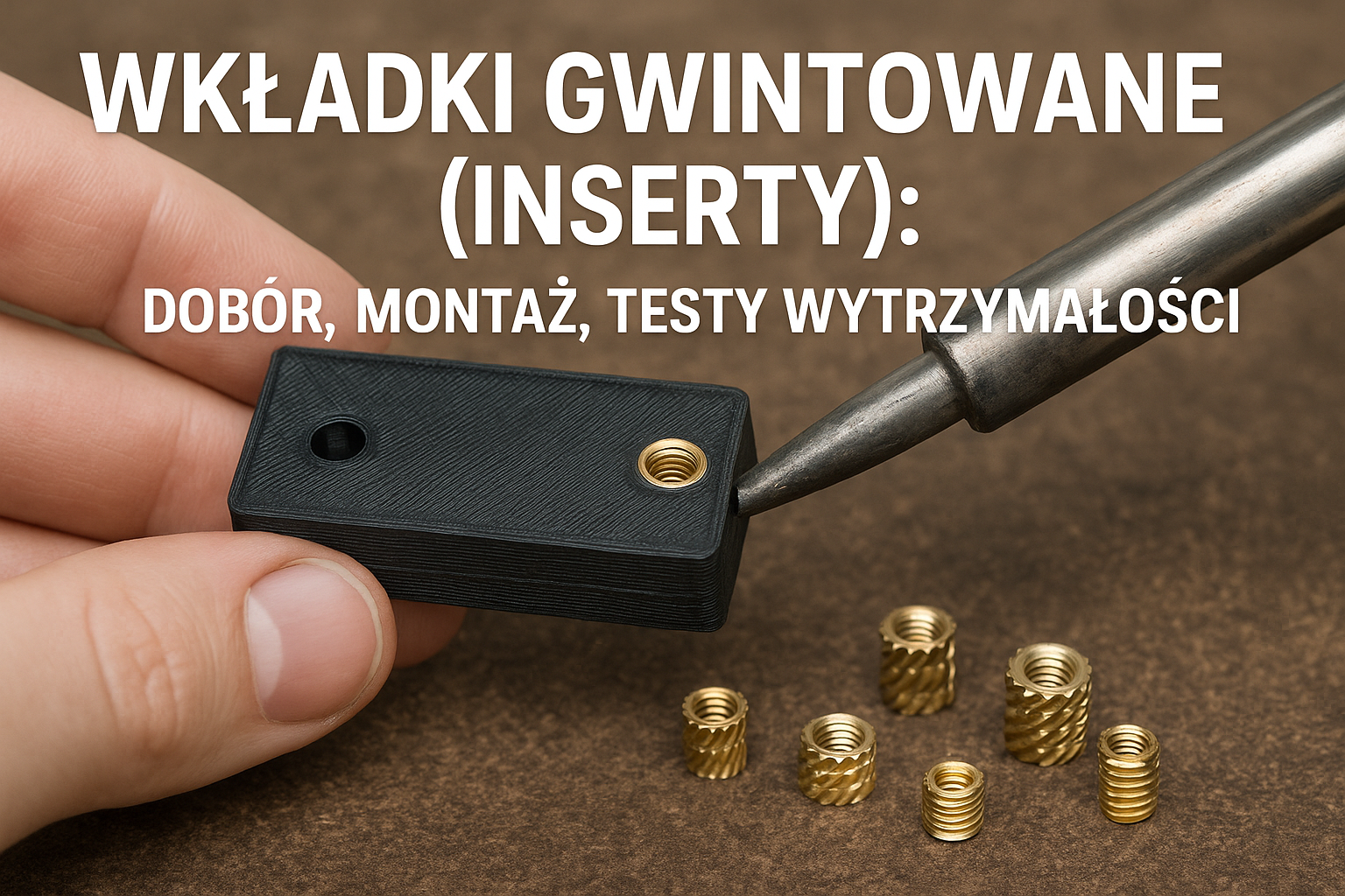 Wkładki gwintowane (inserty): dobór, montaż, testy wytrzymałości