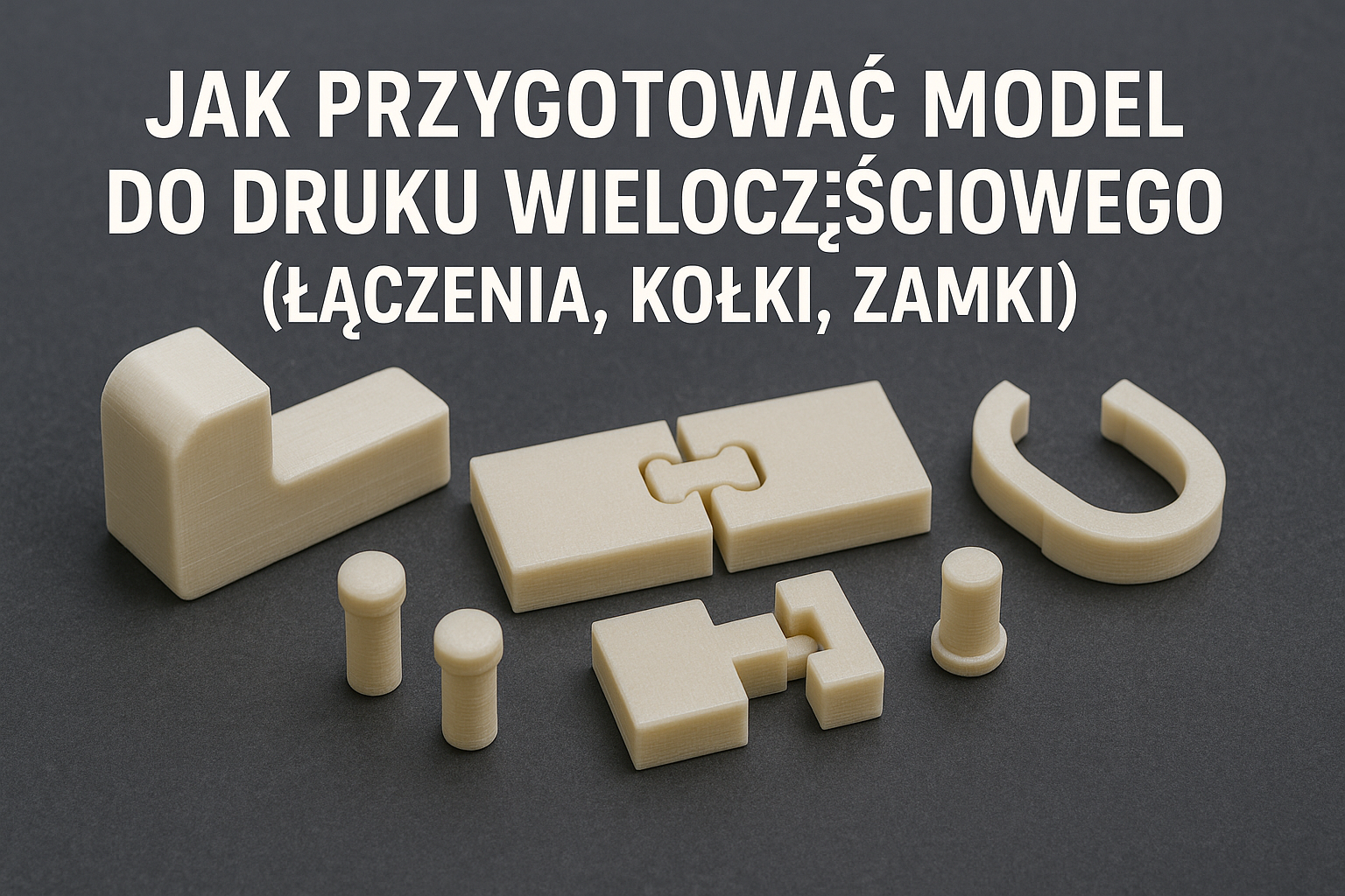 Jak przygotować model do druku wieloczęściowego (łączenia, kołki, zamki)