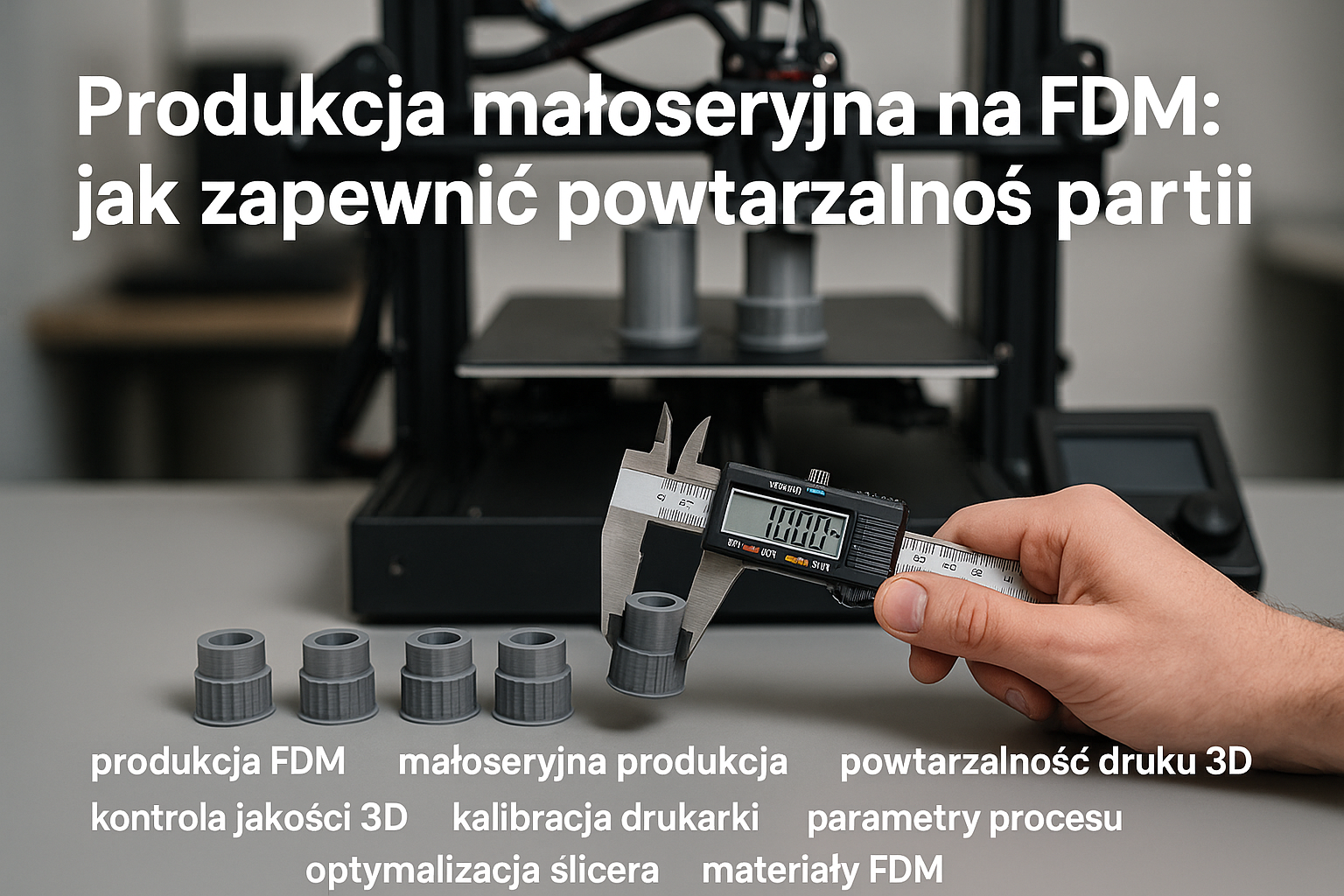 Produkcja małoseryjna na FDM: jak zapewnić powtarzalność partii