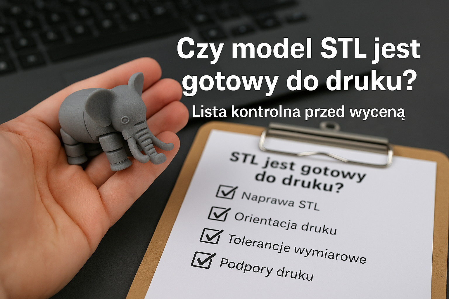 Czy model STL jest gotowy do druku? Lista kontrolna przed wyceną