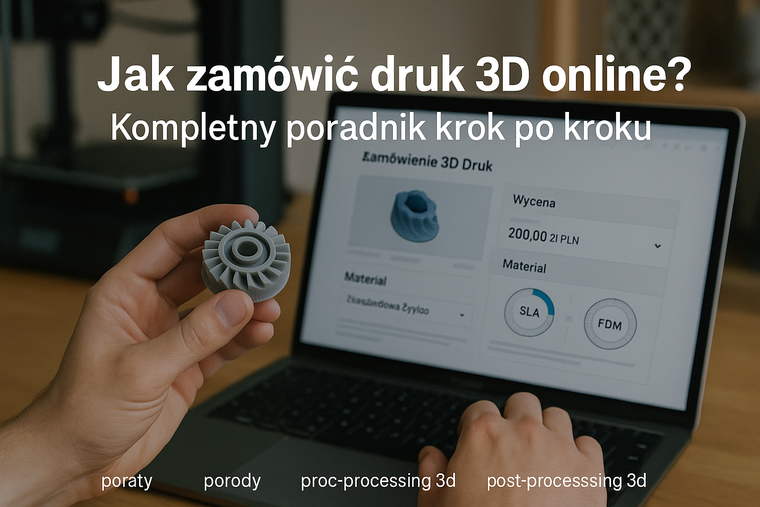 Jak zamówić druk 3D online? Kompletny poradnik krok po kroku