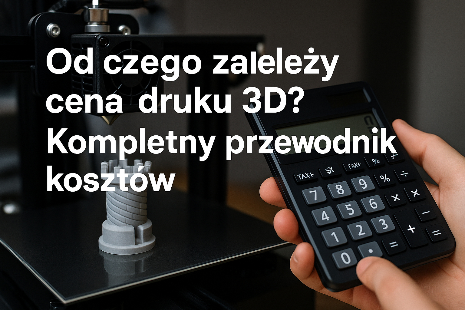 Od czego zależy cena druku 3D? Kompletny przewodnik kosztów