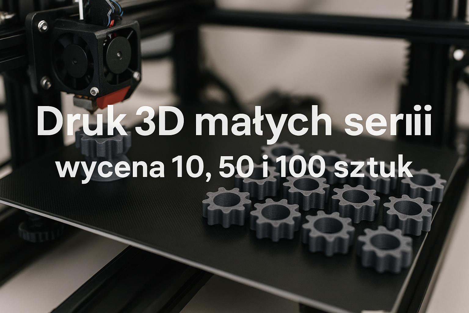 Druk 3D małych serii – wycena 10, 50 i 100 sztuk
