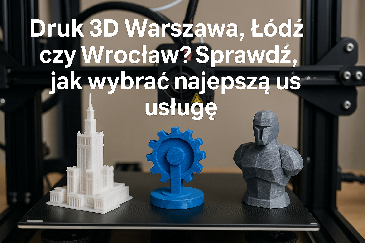 Druk 3D Warszawa, Łódź czy Wrocław? Sprawdź, jak wybrać najlepszą usługę