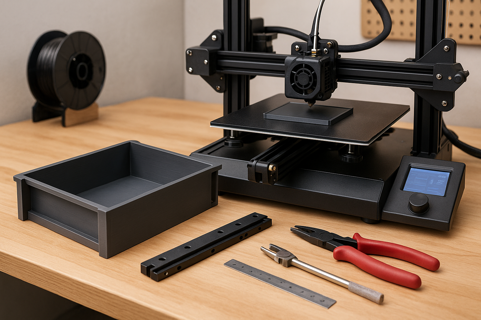 Jak zaprojektować szufladę pod biurko na wymiar? Praktyczny poradnik 3D